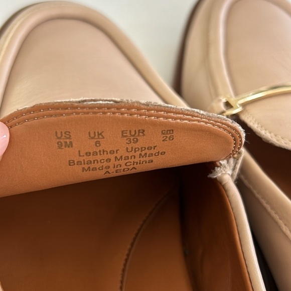 Franco Sarto Eda Bit Loafer With Metal Detail Slip On Tan Color Women’s size 9 - Picture 12 of 14